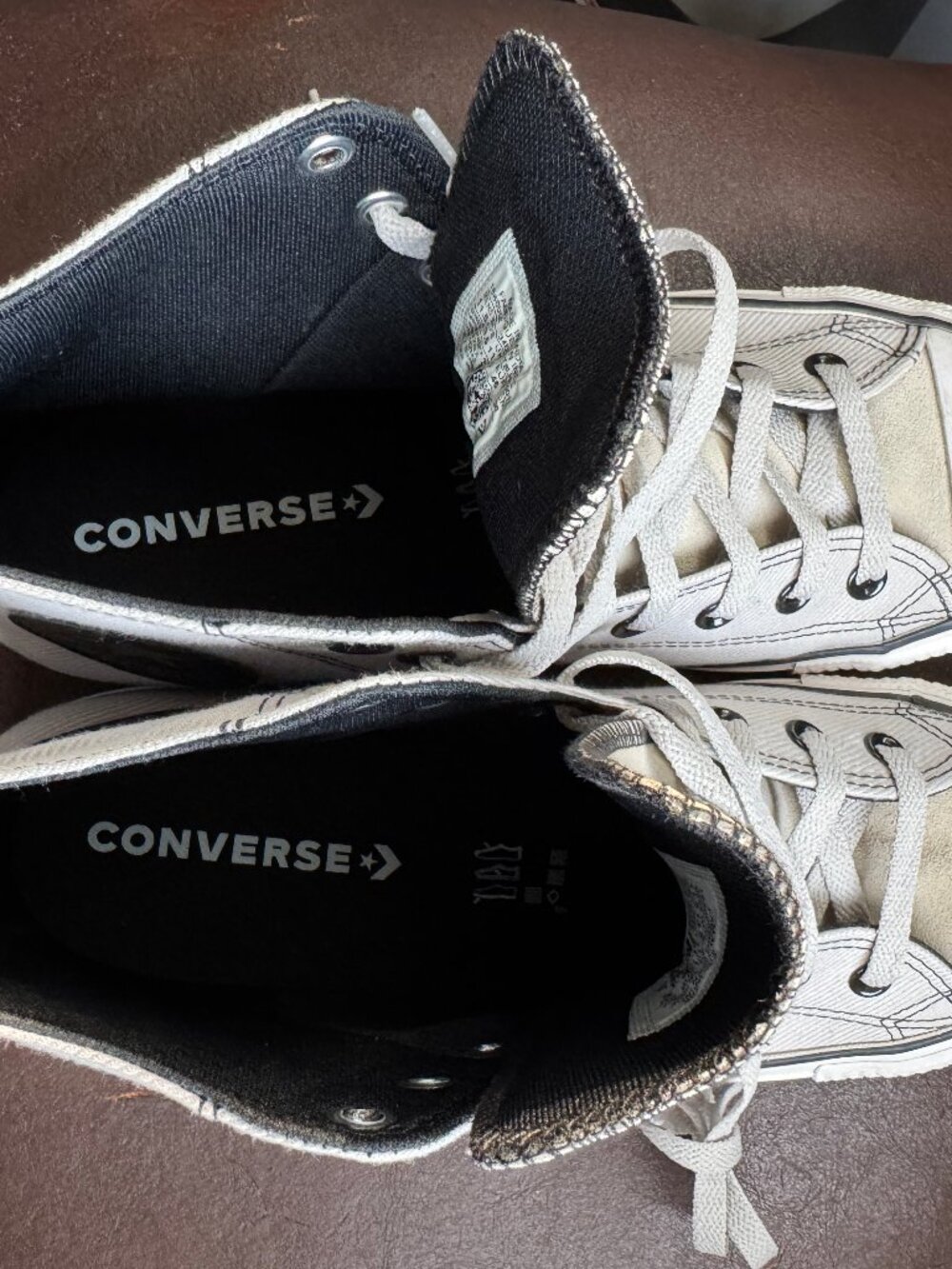 Converse Chuck Taylor All Star High Top Gray Black Men’s 11.5 Sneakers NWOT - Picture 5 of 11